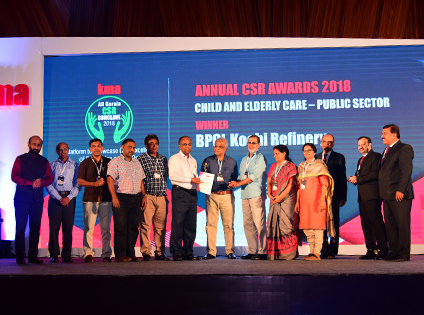 बीपीसीएल ने जीता केएमए सीएसआर पुरस्कार 2018